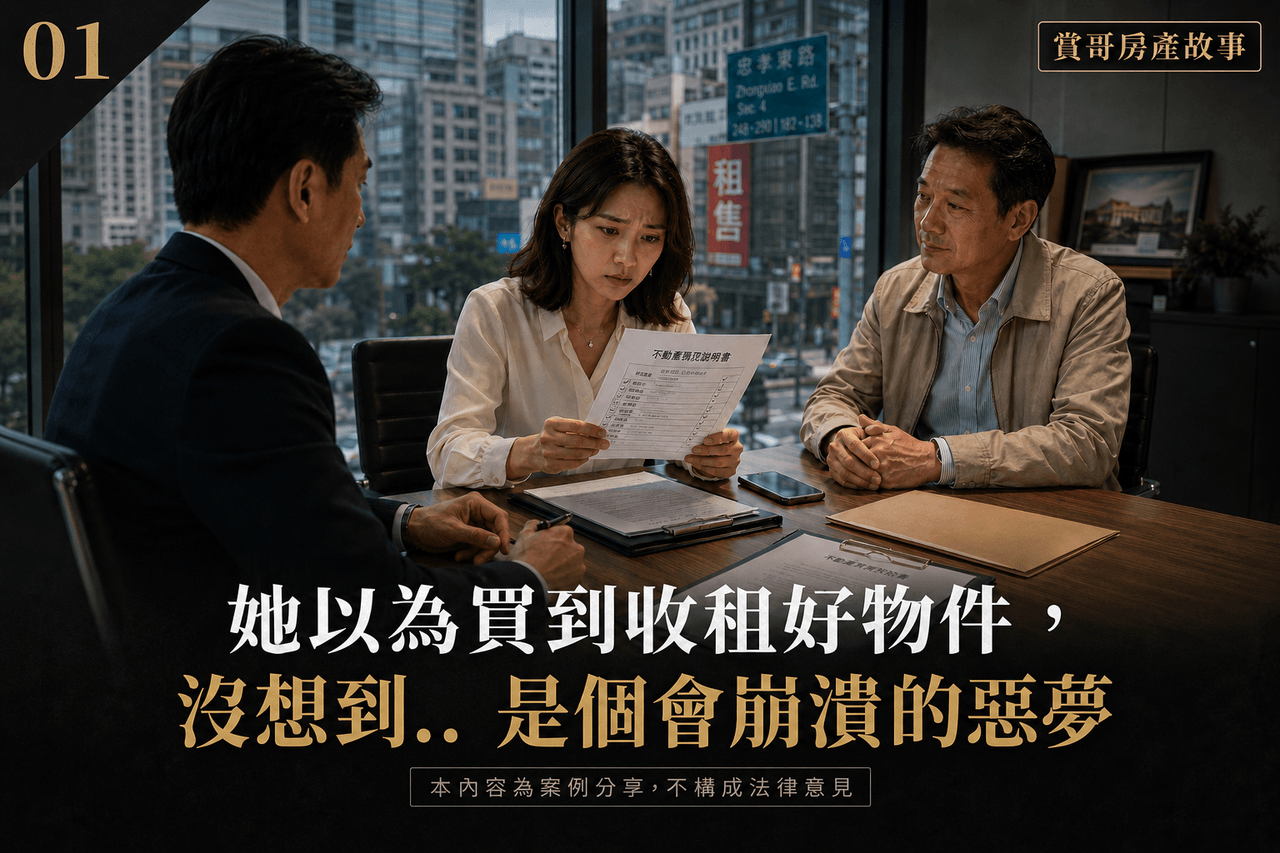 買中古屋前必看：現況說明書全勾「無漏水」，交屋前卻發現 13 處壁癌
