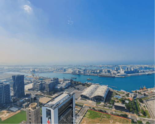 高雄亞洲新灣區港灣空拍